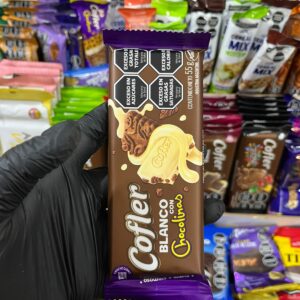 Chocolate COFLER Blanco con CHOCOLINAS - 55G